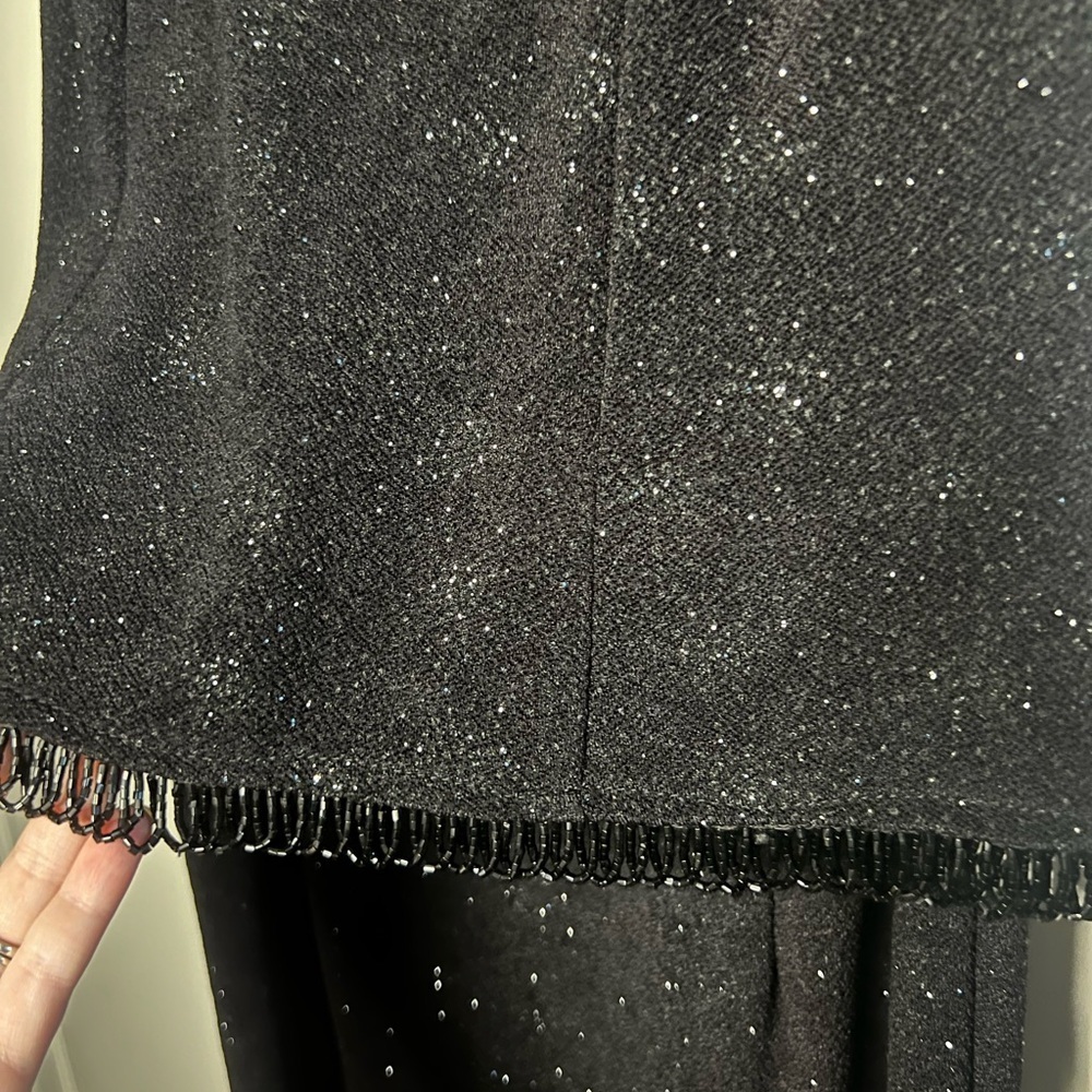 Vintage Scott McClintock Sparkle Beaded Fringe Dress - Picture 6 of 12